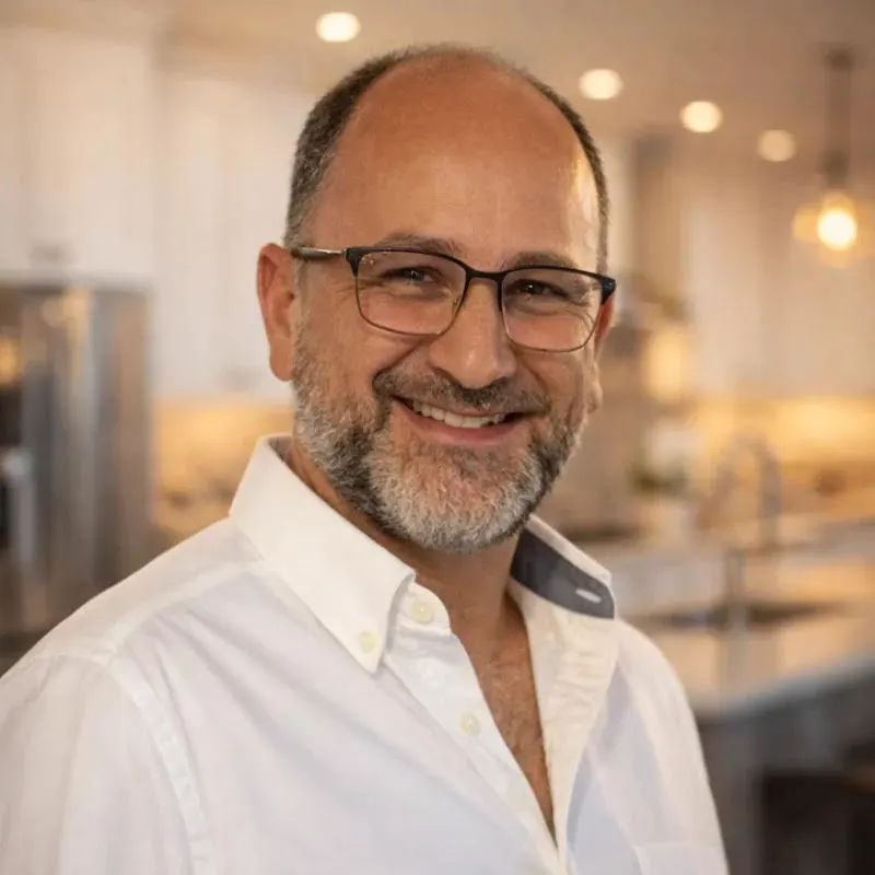 Juan, owner of Keen Improvements kitchen and bathroom remodeling company.