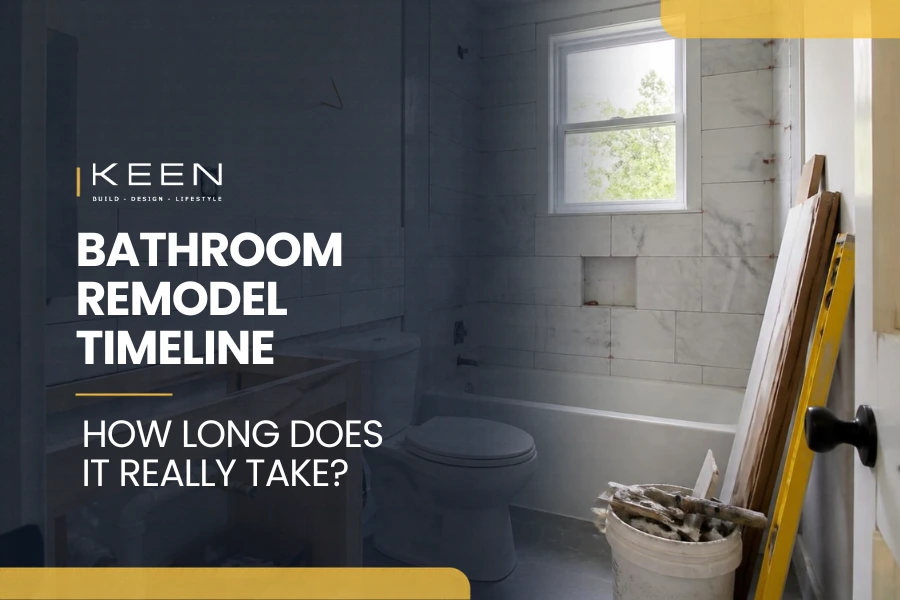 featured image of a blog post that is about bathroom remodel timeline how long does it really take